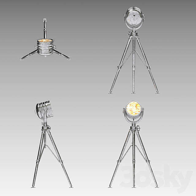 Royal Master Sealight Floor Lamp 3DS Max Model - thumbnail 3