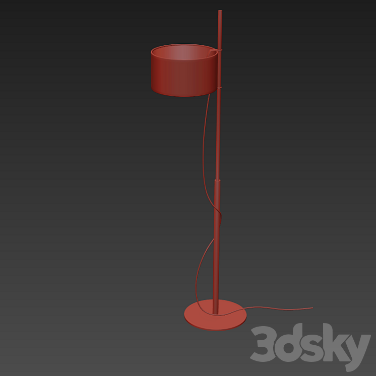 Santa Cole TMD floor lamp 3DS Max - thumbnail 2