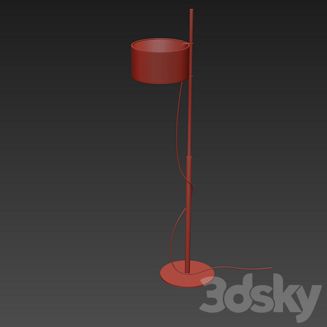 Santa Cole TMD floor lamp 3DSMax File - thumbnail 2