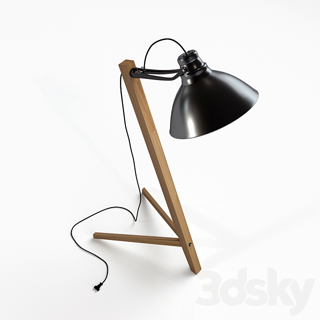 Scandinavian floor lamp 3DSMax File - thumbnail 2