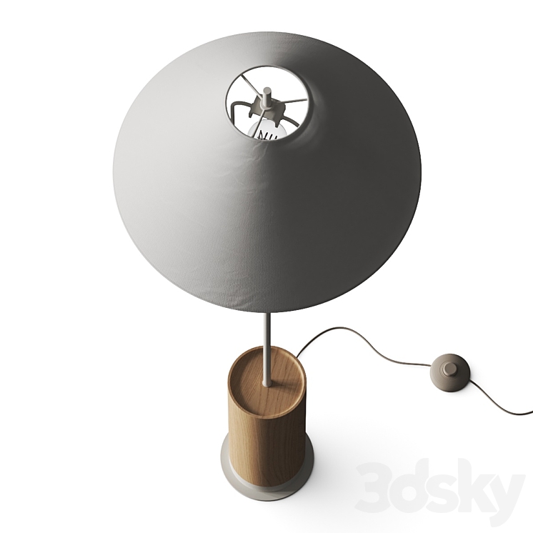 Schoolhouse Arbor Floor Lamp 3DS Max Model - thumbnail 2