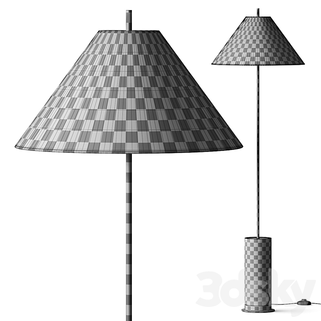 Schoolhouse Arbor Floor Lamp 3DSMax File - thumbnail 3