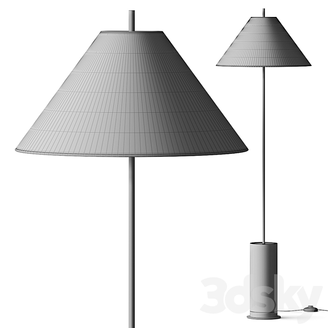 Schoolhouse Arbor Floor Lamp 3DSMax File - thumbnail 4