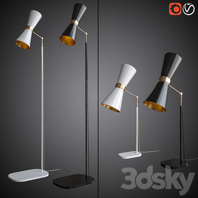 Sconces. floor and table lamps MULLAN CAIRO 3DSMax File - thumbnail 2