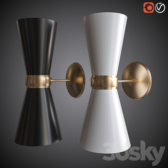 Sconces. floor and table lamps MULLAN CAIRO 3DSMax File - thumbnail 3