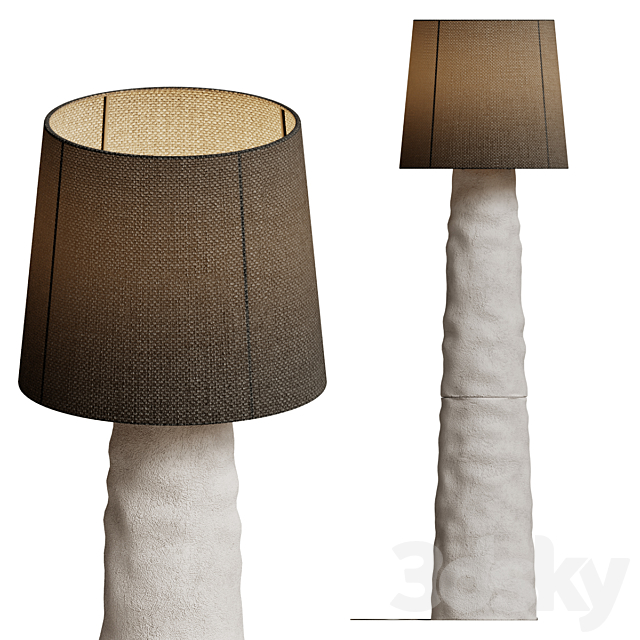 Sculpted Clay Floor Lamp By Faina 3DSMax File - thumbnail 3