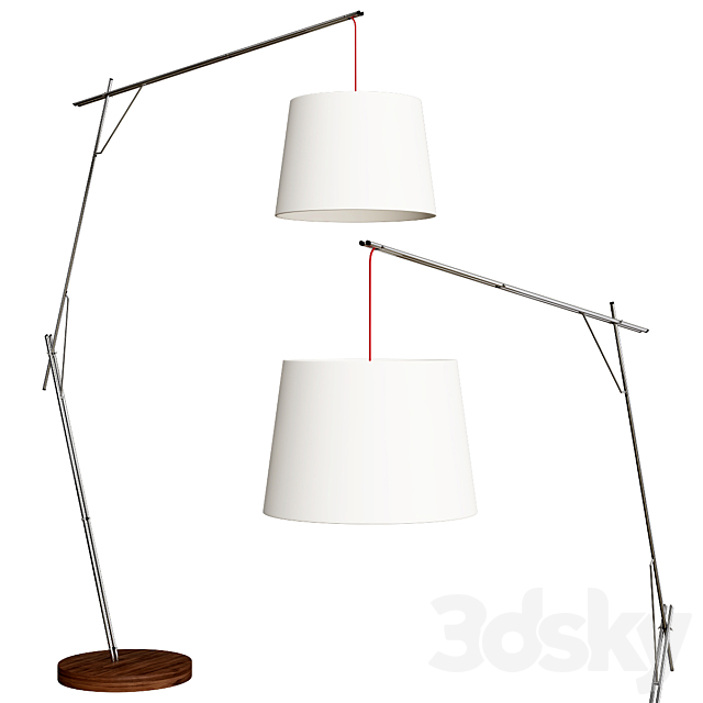 SESSO 808710 floor lamp 3DSMax File - thumbnail 1