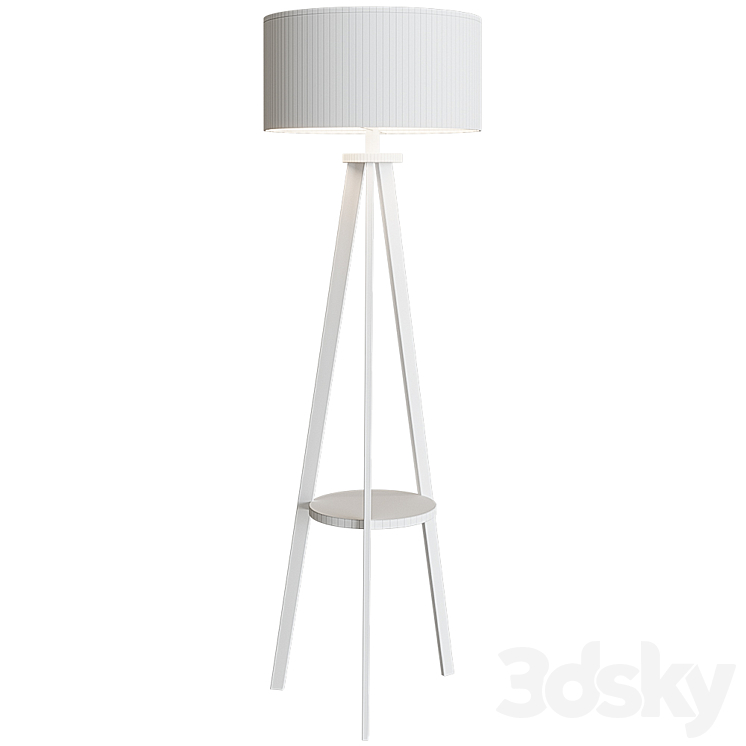 Sevenoaks Tripod Floor Lamp 3DS Max Model - thumbnail 2