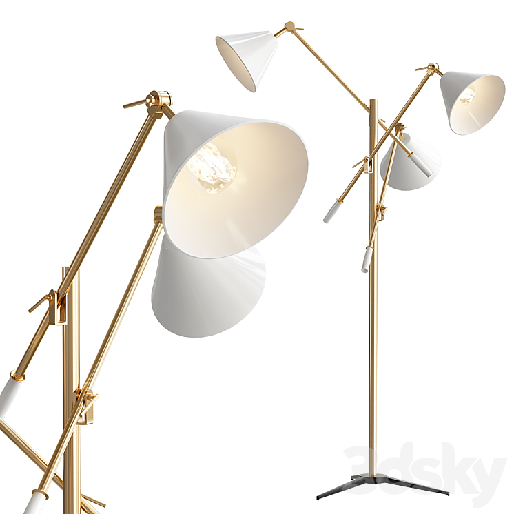 Sinatra Floor Lamp DelightFULL 3DS Max - thumbnail 1