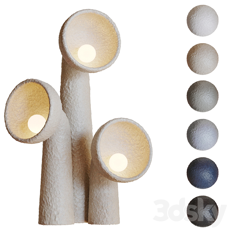 SONIAH Yakusha Floor Lamp 3DS Max Model - thumbnail 2