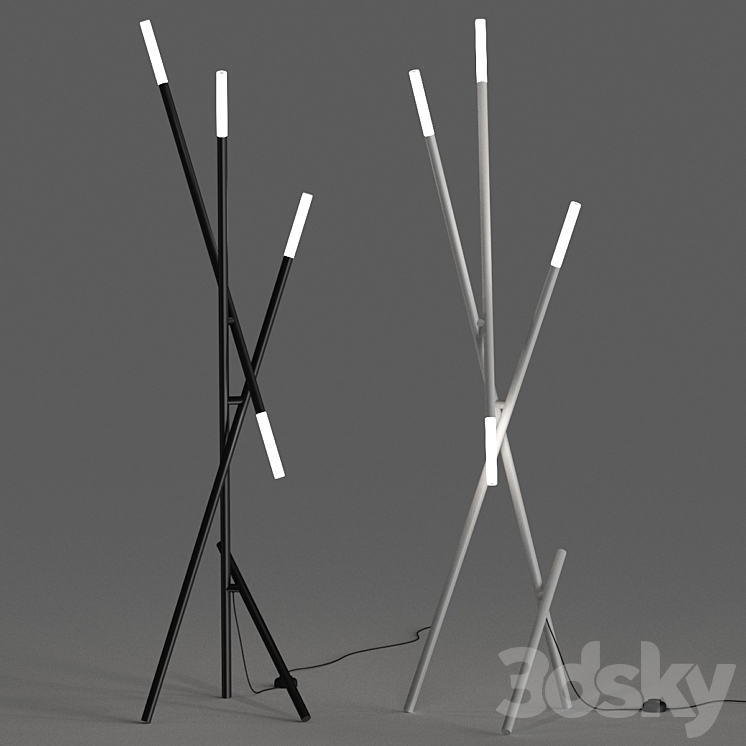 SONNEMAN Qux LED Floor Lamp 3DS Max - thumbnail 2