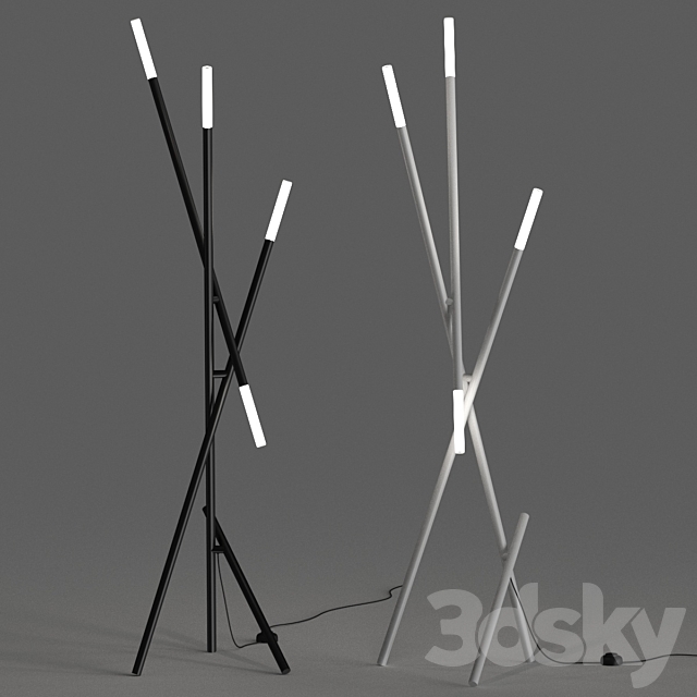 SONNEMAN Qux LED Floor Lamp 3DSMax File - thumbnail 2