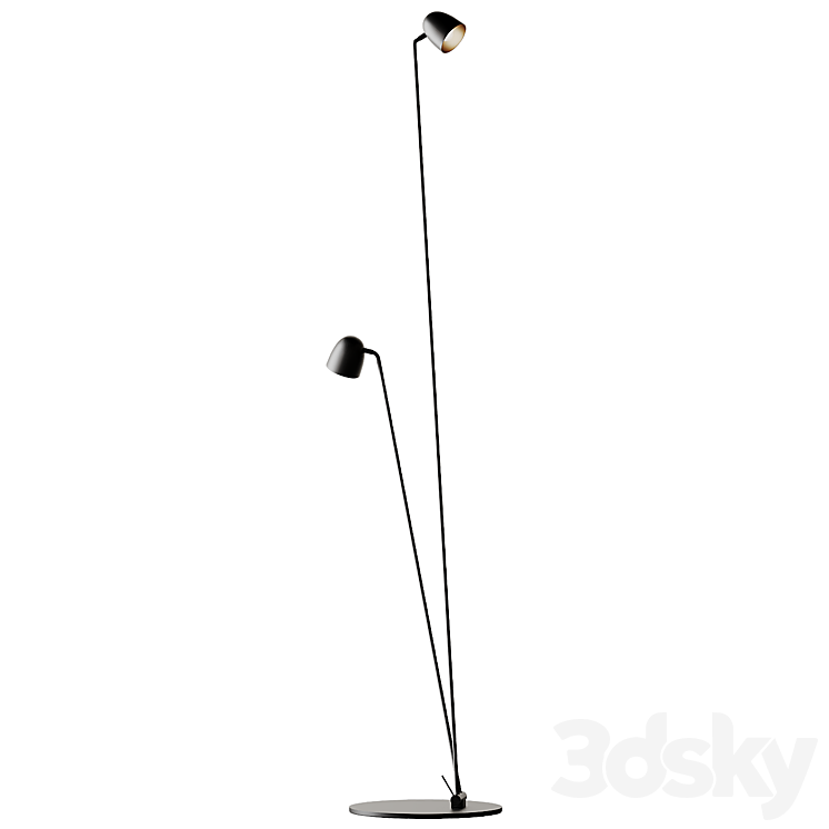 SPEERS F Floor lamp from B.lux Tyson Lighting 3DS Max Model - thumbnail 3