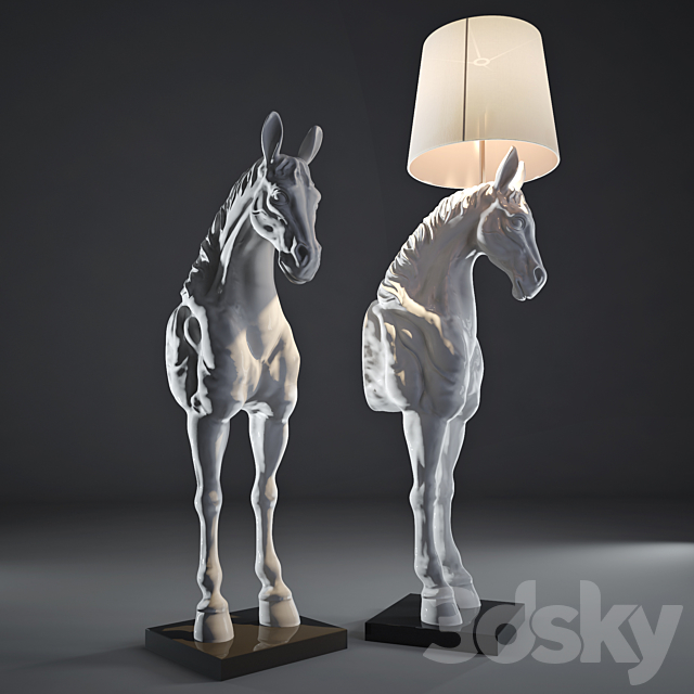 Standing Horse (Standing Horse). 3DSMax File - thumbnail 1