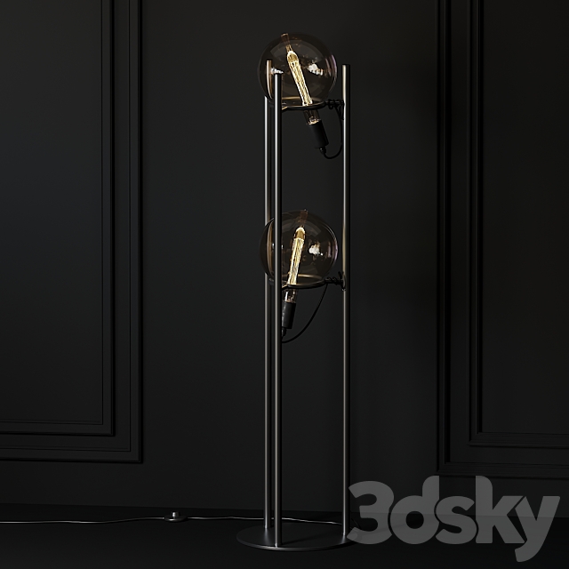 Stehlampe Saturn Floor Lamp 2 3DSMax File - thumbnail 2