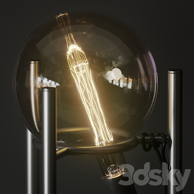 Stehlampe Saturn Floor Lamp 2 3DSMax File - thumbnail 3