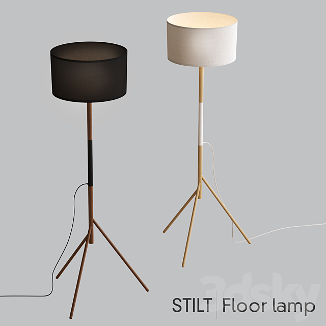 Stilt Floor lamp 3DSMax File - thumbnail 1