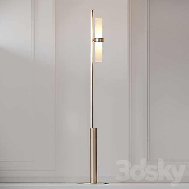 Studio Truly Truly X Rakumba – Typography Floor Lamps 3ds Max - thumbnail 2