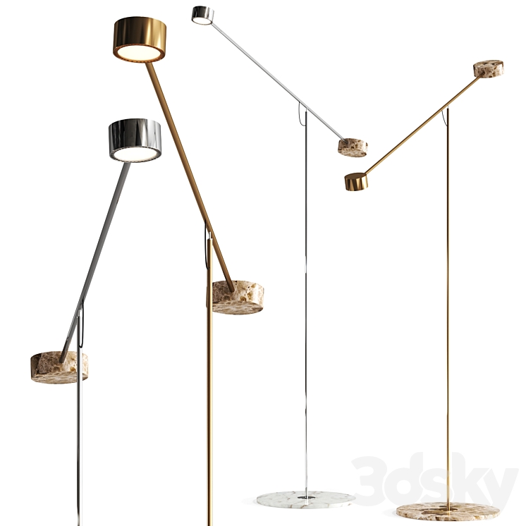 T Lamp by moooi Floor lamp floor lamp 3DS Max Model - thumbnail 1