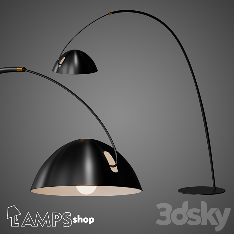 T6005 Parabole lamp 3DS Max - thumbnail 1