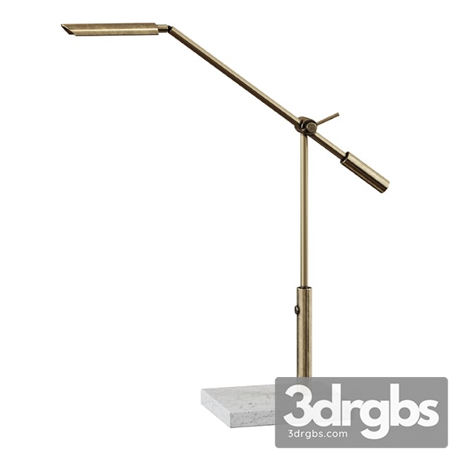 Table lamp adjustable brass led desk lamp work lamp - thumbnail 1