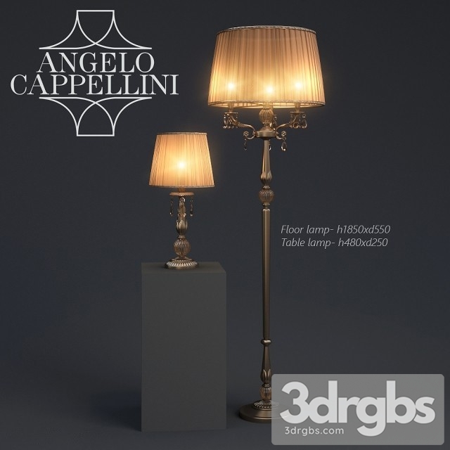 Table lamp Angelo Cappellini 3dsmax Download - thumbnail 1