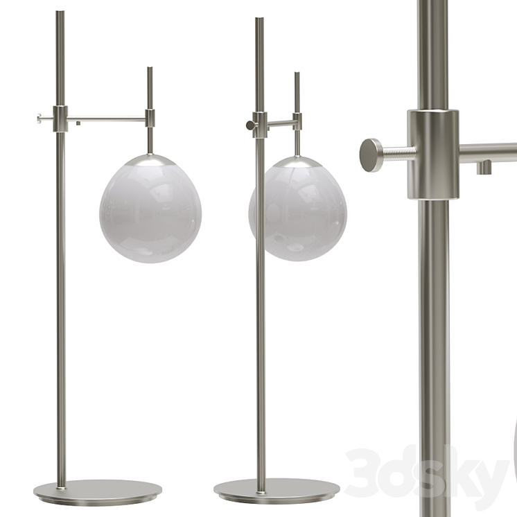 Table Lamp Erich Maytoni metal 3DS Max Model - thumbnail 1