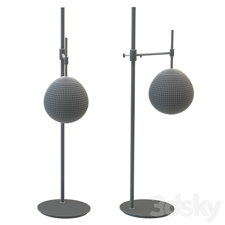 Table Lamp Erich Maytoni metal 3DS Max Model - thumbnail 2