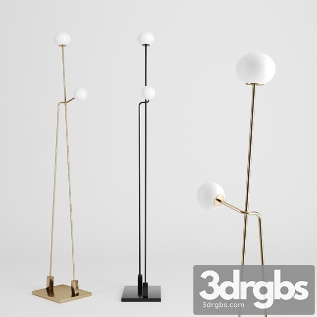 Tempo floor lamp by atelier de troupe - thumbnail 1