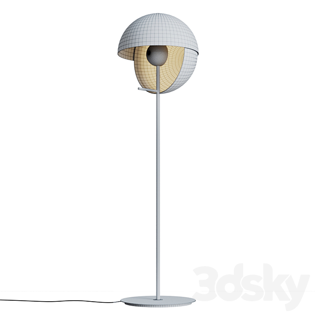 Theia P LED Floor Lamp by Mathias Hahn from Marset 3DSMax File - thumbnail 5