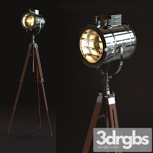 Thor vintage stage searchlight 3dsmax Download - thumbnail 1