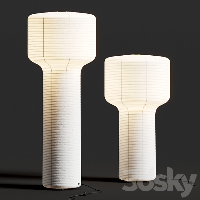 Time & Style Tourou Floor Lamps 3DS Max Model - thumbnail 2