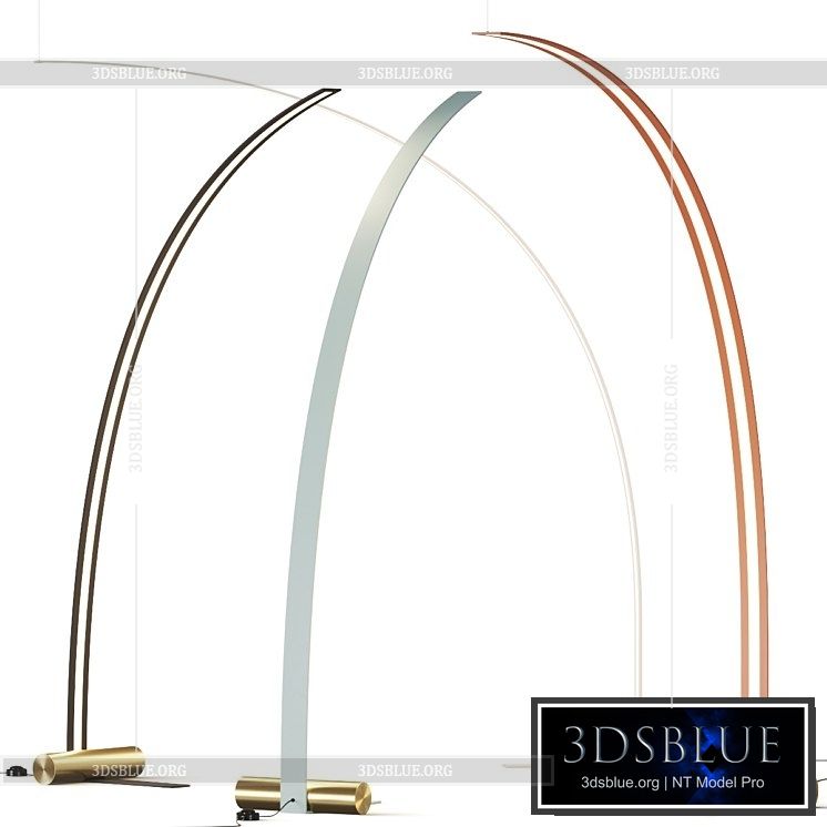 Tooy Nastro Arc Floor Lamps 3DS Max - thumbnail 3