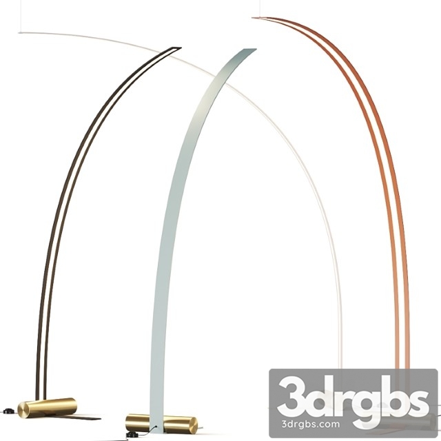 Tooy Nastro Arc Floor Lamps 3dsmax Download - thumbnail 1