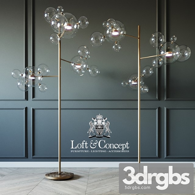 Torcher giopato & coombes bolle bls 14 floor lamp 3dsmax Download - thumbnail 1