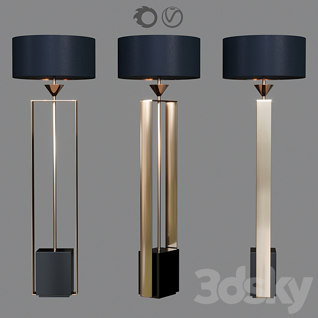 Tosca Lamp by Black Tie Studio 3ds Max - thumbnail 1