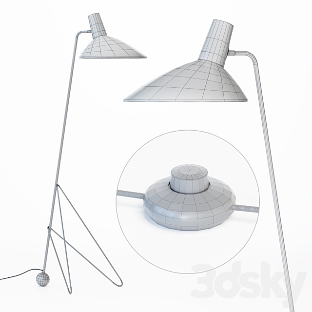 & TRADITION TRIPOD HM8 3DS Max Model - thumbnail 3