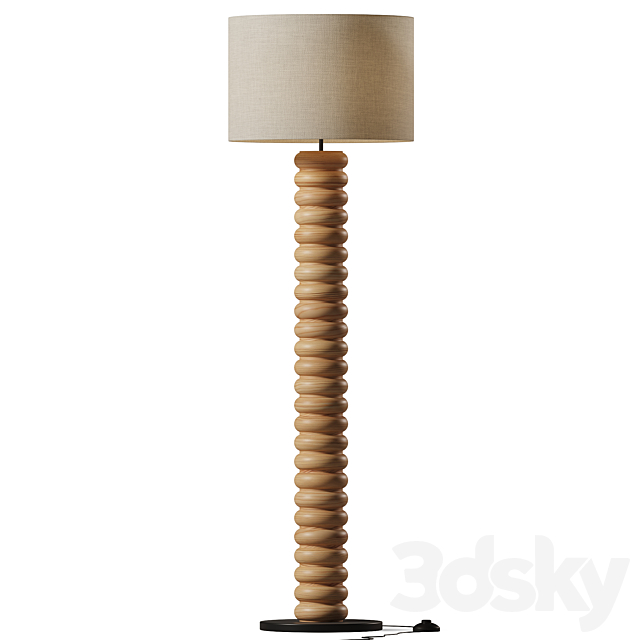 Tula Twist Floor Lamp 3ds Max - thumbnail 1