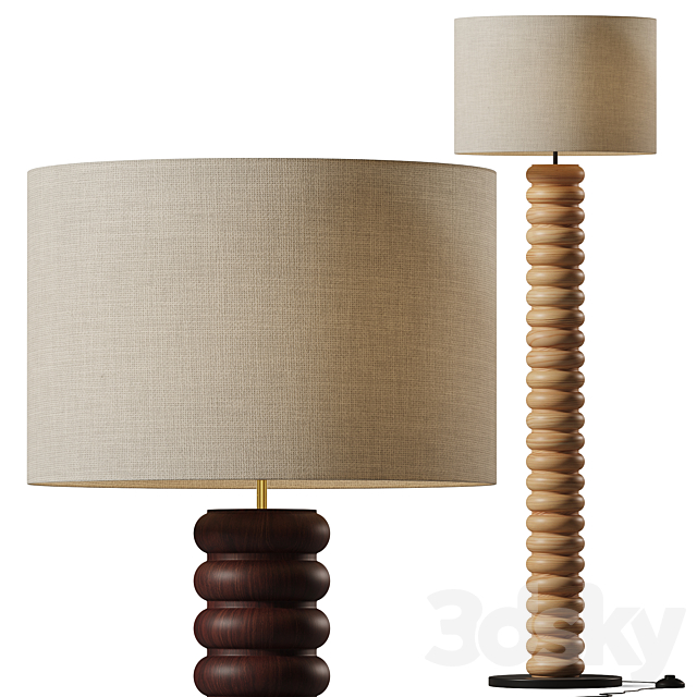 Tula Twist Floor Lamp 3ds Max - thumbnail 2