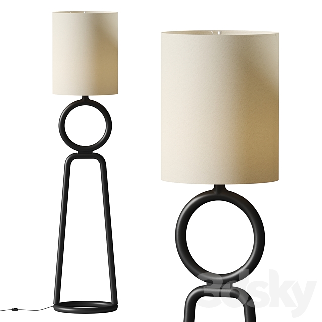 Urban Outfitters – Shana Floor Lamp 3DSMax File - thumbnail 1