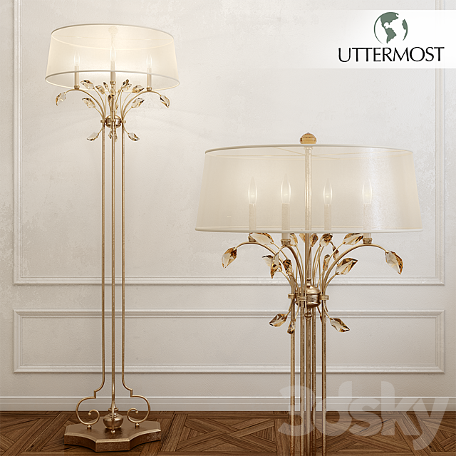 Uttermost _ Alenya Floor Lamp 3DSMax File - thumbnail 1