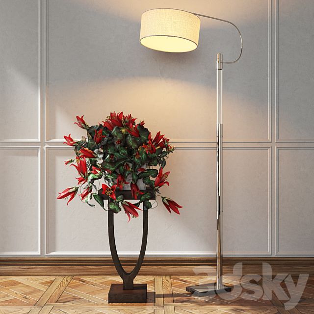 Uttermost_Adara Floor lamp 3DSMax File - thumbnail 1