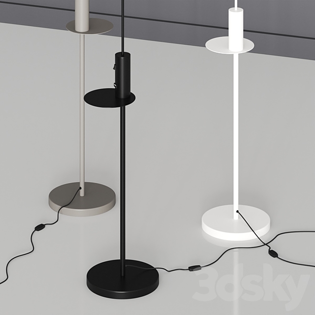 Valaisin Gronlund Vigo Usb Floor Lamps 3DS Max Model - thumbnail 2