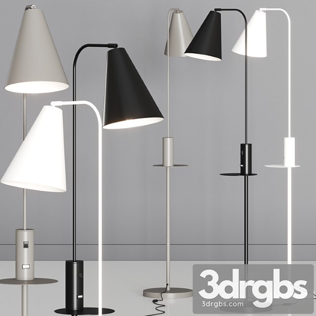 Valaisin Gronlund Vigo Usb Floor Lamps 3dsmax Download - thumbnail 1