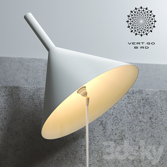 Vertigo bird Funnel Standard and table lamps 3ds Max - thumbnail 2