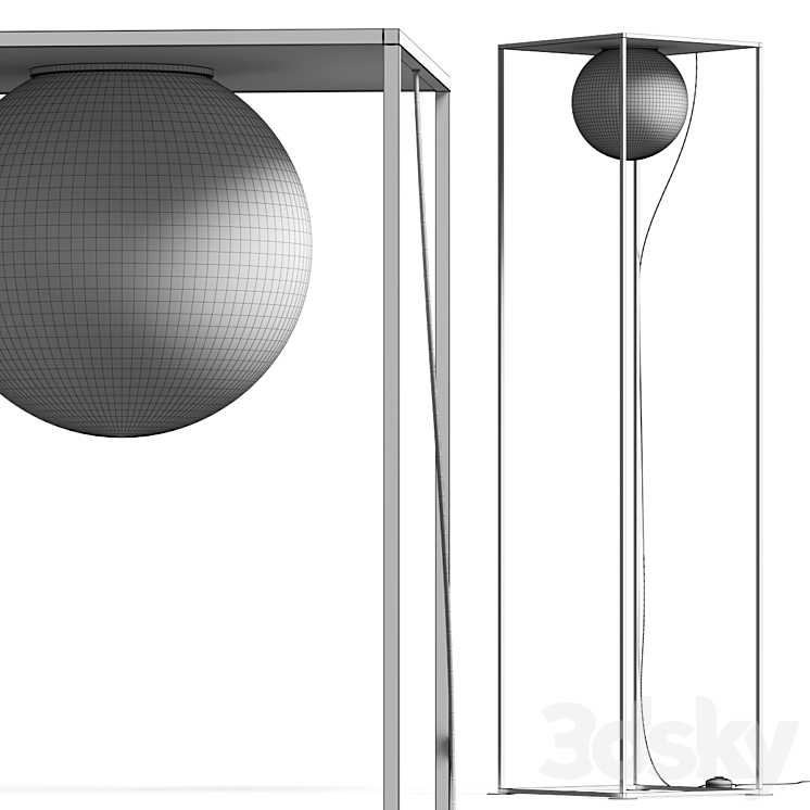 Vesoi Multiplo Floor Lamp 3DS Max - thumbnail 2