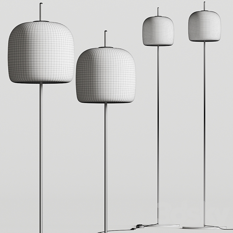 Vetreria Vistosi Jube PT Floor Lamp 3DS Max - thumbnail 2