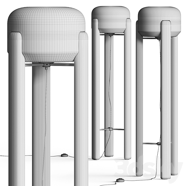 Vetreria Vistosi Sata PT Floor Lamps 3DSMax File - thumbnail 2