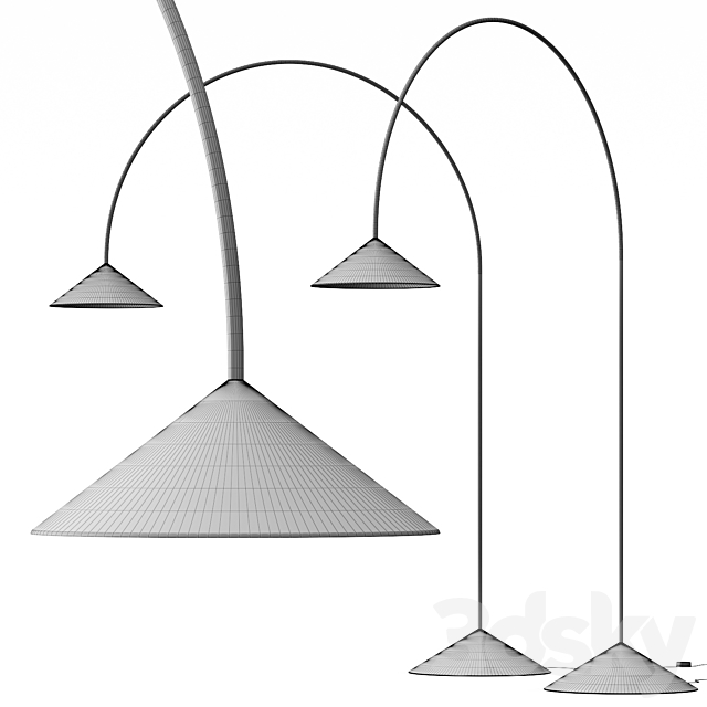 Vibia Out 4270 Floor Lamp 3DS Max Model - thumbnail 6