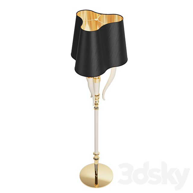 Visionnaire Esmeralda Floor Lamp 3DS Max Model - thumbnail 2